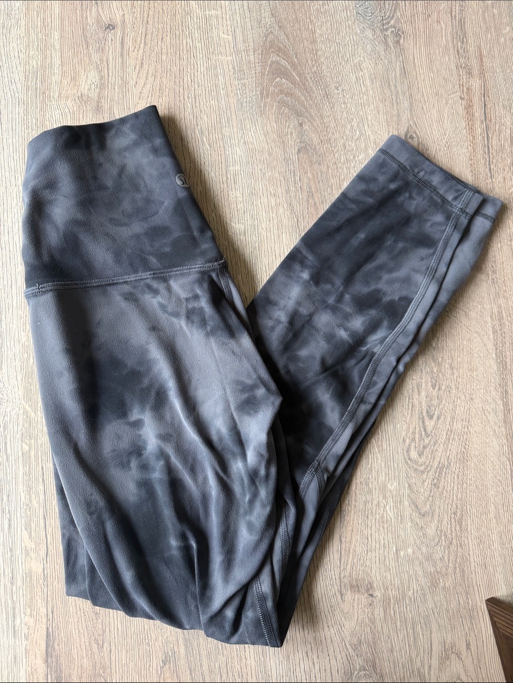 lululemon athletica Black Tie-Dye Align Pant